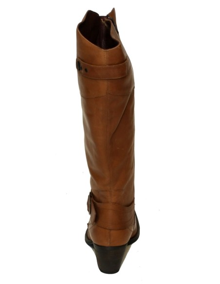 Stivale a gamba larga colore beige