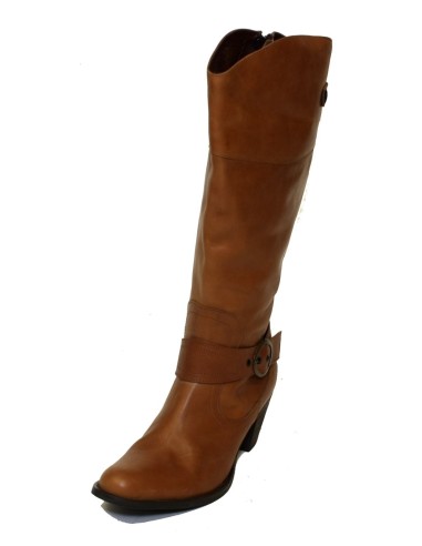 Stivale a gamba larga colore beige