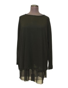 Maxi Maglia nera VALERIA LOVE & NATURE