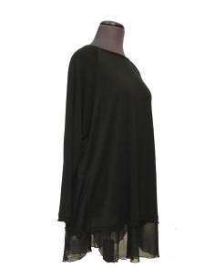 Maxi Maglia nera VALERIA LOVE & NATURE 2
