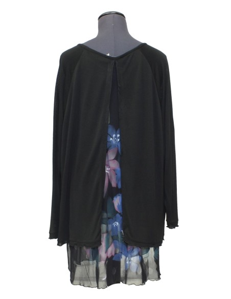 Maxi Maglia nera VALERIA LOVE & NATURE