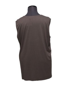 Top tortora in viscosa elasticizzato 2