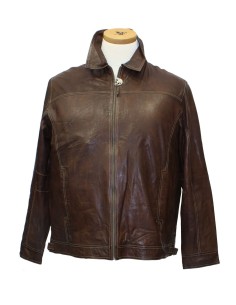 Giubbotto in pelle  marrone