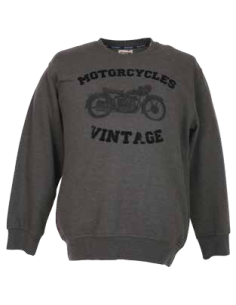 Felpa Maxfort girocollo  stampa Motocycles Vintage 2