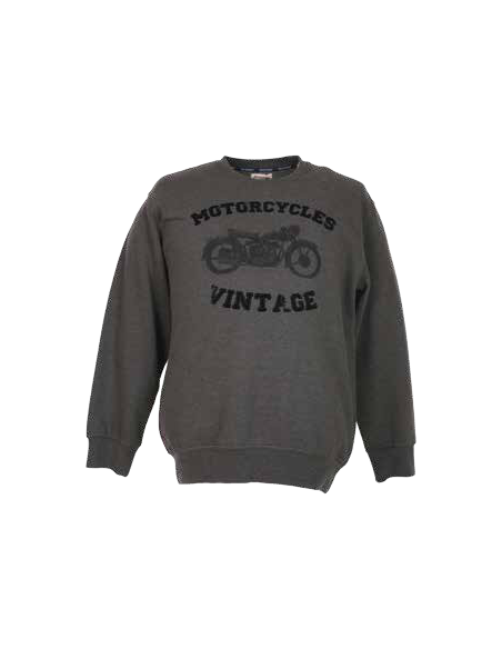 Felpa Maxfort girocollo  stampa Motocycles Vintage