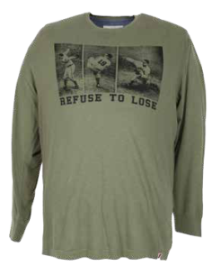 Maxfort - T-shirt manica lunga baseball 100% cotone