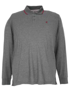 Maxfort  Polo manica lunga jersey melange