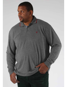 Maxfort  Polo manica lunga jersey melange 2