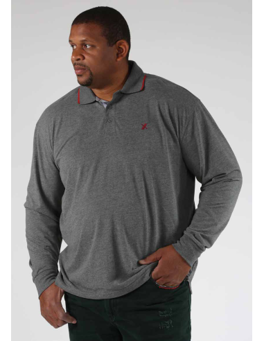 Maxfort  Polo manica lunga jersey melange