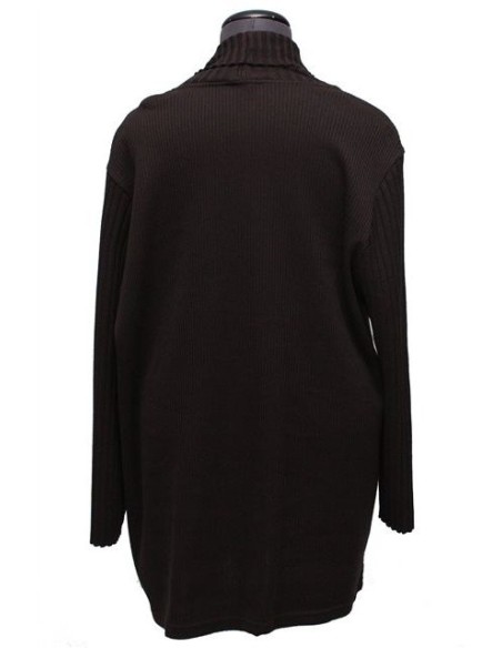 Cardigan cotone invernale NERO