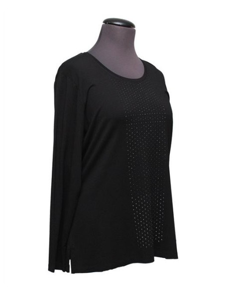 Sottogiacca nero in viscosa