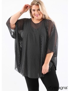 Camicetta Poncho Chiffon