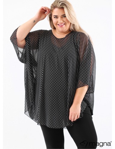 Camicetta Poncho Chiffon