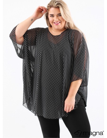 Camicetta Poncho Chiffon