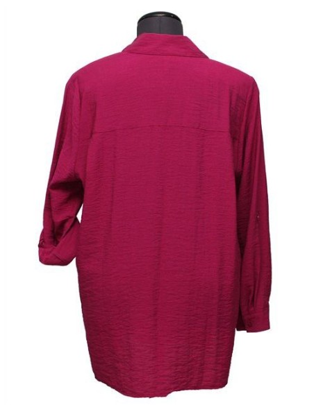 Camicia Sempre Più by Chalou  tinta unita fuxia