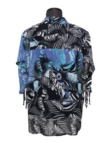 Camicia Chalou  fantasia azzurro