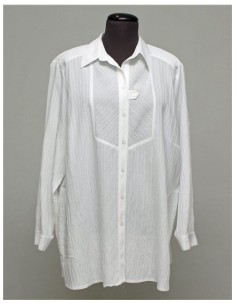 Camicia tinta unita bianca