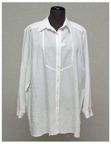 Camicia tinta unita bianca