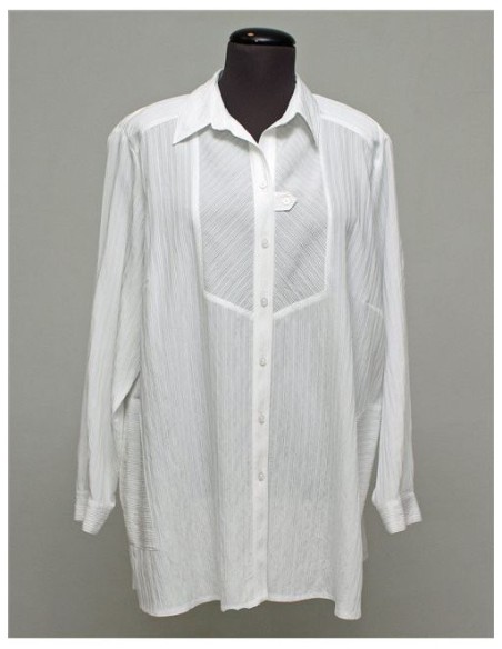 Camicia tinta unita bianca