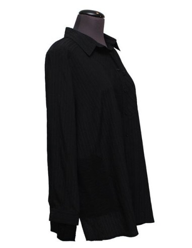 Camicia tinta unita nera