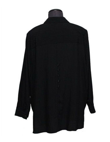 Camicia tinta unita nera