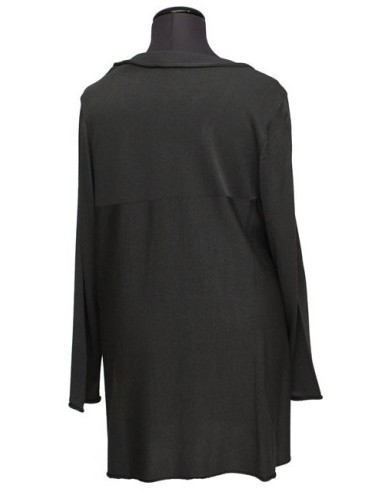 Cardigan grigio antracite  in cotone invernale Cardigan grigio antracite  in cotone invernale