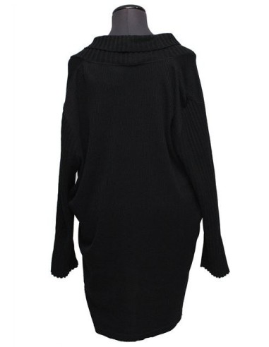 Cardigan cotone invernale nero Cardigan cotone invernale nero