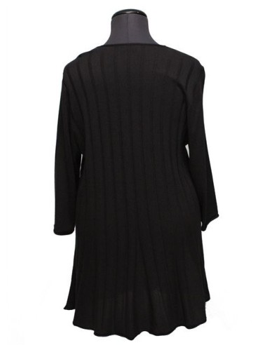 Maglia  girocollo a trapezio marrone Maglia  girocollo a trapezio marrone