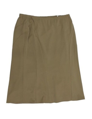 Gonna in viscosa invernale beige