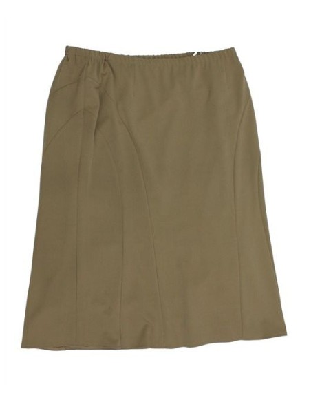 Gonna in viscosa invernale beige