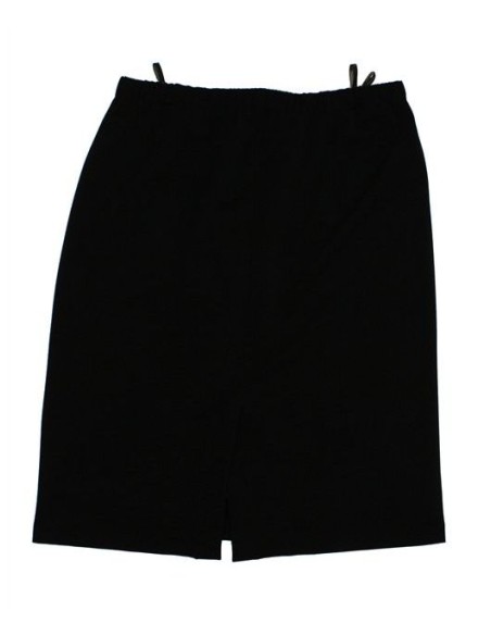 Gonna in viscosa invernale nera