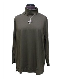 Maglia ciclista verde elasticizzata