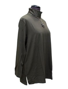 Maglia ciclista verde elasticizzata 2