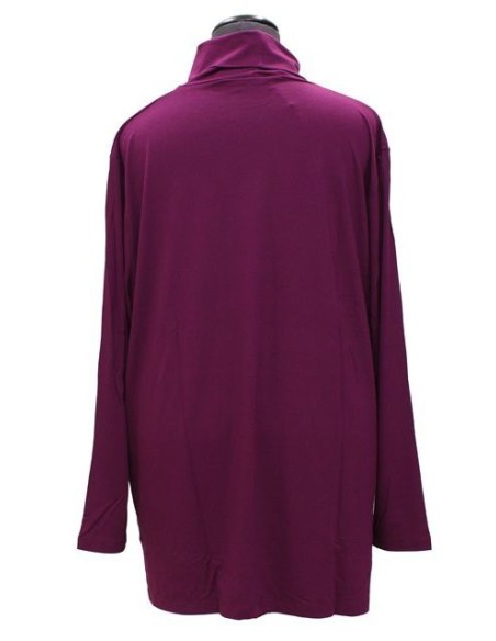 Maglia ciclista viola elasticizzata