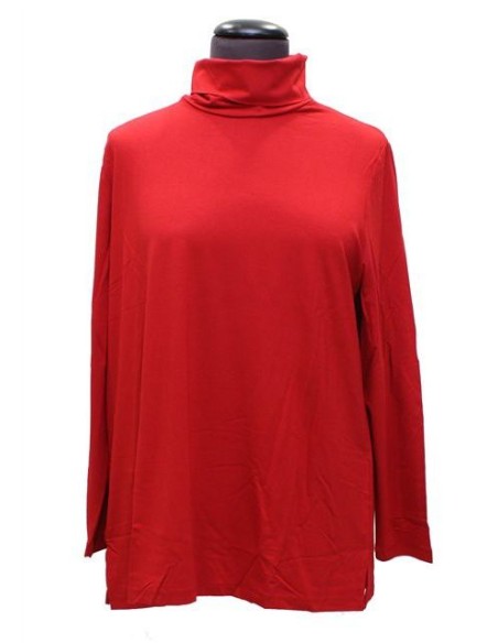 Maglia ciclista rosso elasticizzata