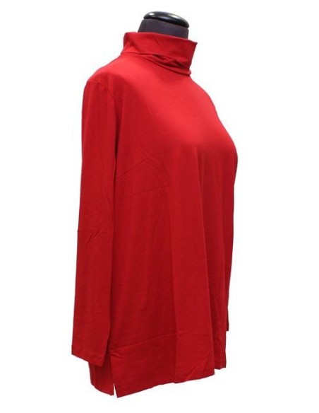 Maglia ciclista rosso elasticizzata