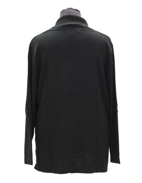 Maglia collo alto nera invernale