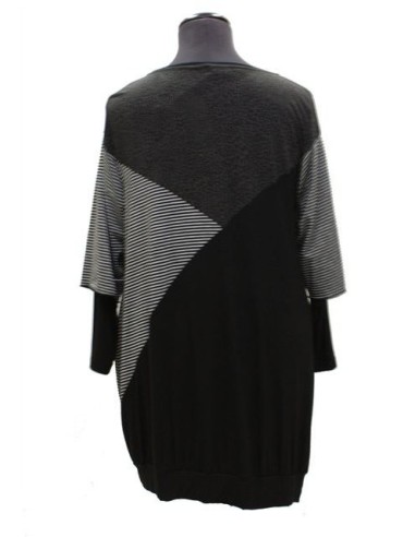 Maglia casacca fantasia