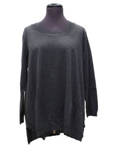 Maglia girocollo grigio