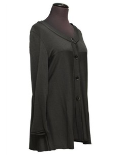HP Cardigan nero    in cotone invernale 2