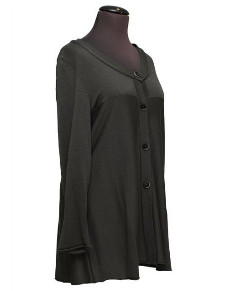 HP Cardigan nero    in cotone invernale