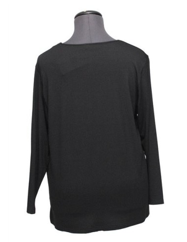 Sottogiacca nero  in viscosa elasticizzato Sottogiacca nero  in viscosa elasticizzato