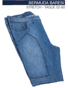 Bermuda Maxfort jeans inserti BARESI