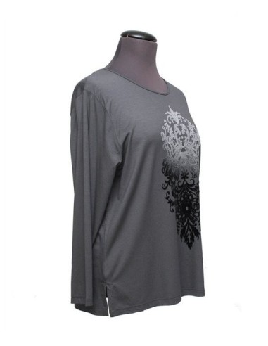 Sottogiacca grigio in viscosa elasticizzato