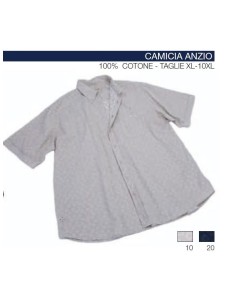 Camicia mezza manica Maxfort floreale lav silicone ANZIO