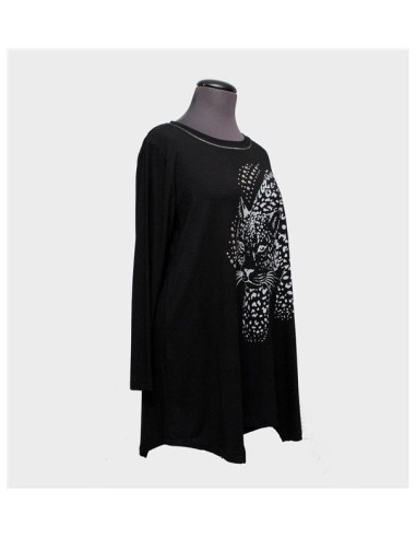 Sottogiacca nero con tigre