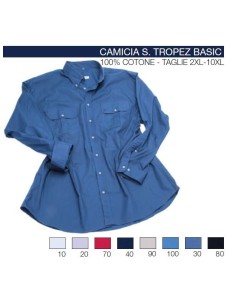 Camicia S.Tropez manica lunga Maxfort doppio tasca t.u.