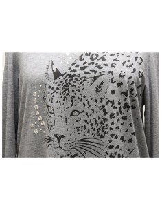 Sottogiacca grigio con tigre 2