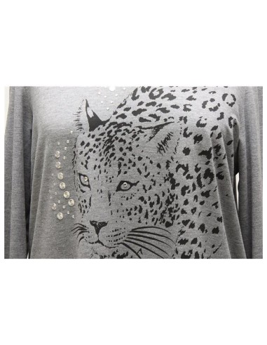 Sottogiacca grigio con tigre Sottogiacca grigio con tigre