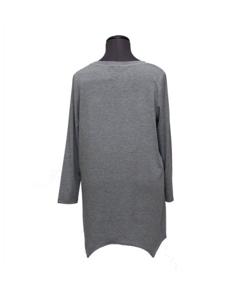 Sottogiacca grigio con tigre